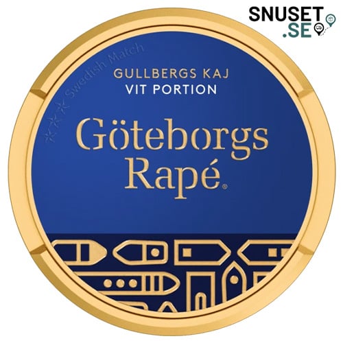 Göteborgs Rapé Gullbergs Kaj White Portionssnus