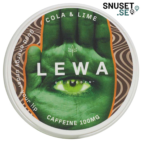 Lewa Cola Lime nikotinfritt snus med koffein