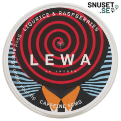Lewa Lakrits Hallon nikotinfritt koffein snus