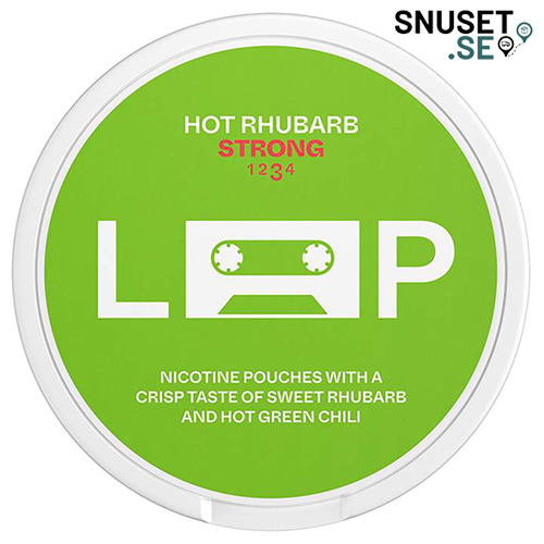 Loop Hot Rhubarb vitt snus