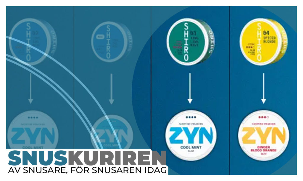 Philip Morris International fasar ut Shiro till förmån för ZYN maj 2023