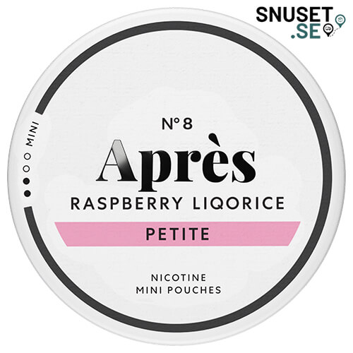 Après Raspberry Liqorice Mild Mini ny design 2024