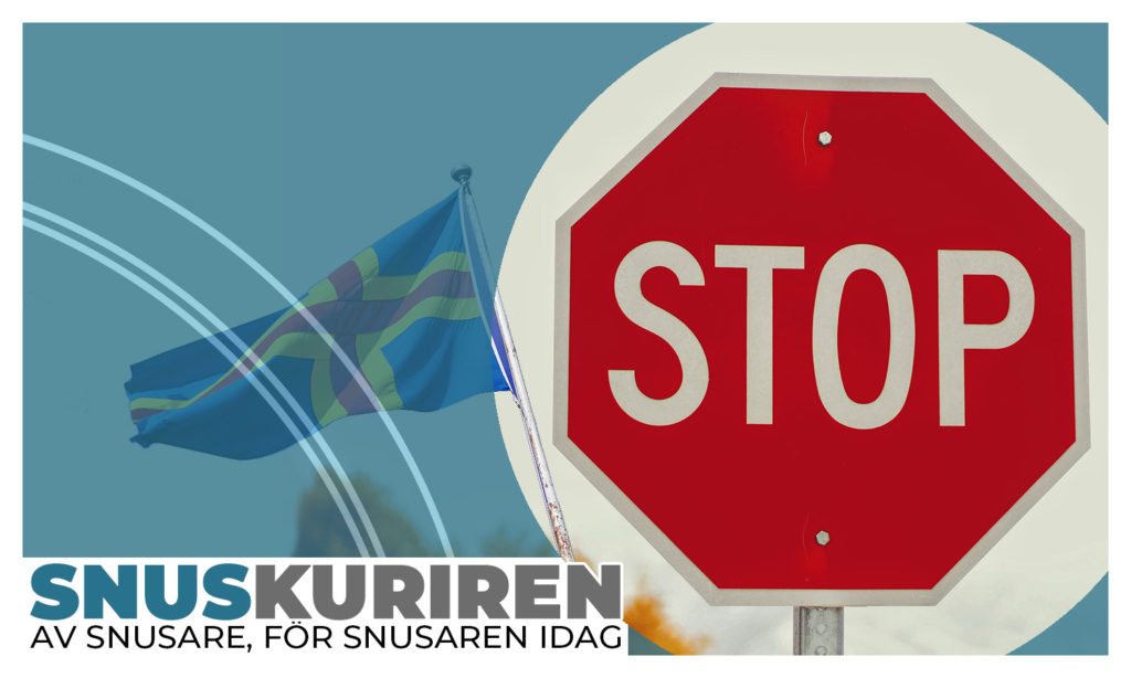 Starkt vitt snus förbjuds på Åland