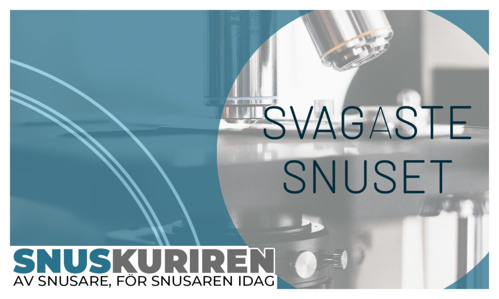 Svagaste snuset - en genomgång 2023