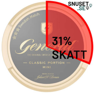 General Mini 31 procent skatt.