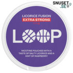 Loop Licorice Fusion Extra Stark tidigare design och dosa