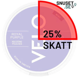 Velo Royal Purple Mini 25 procent skatt.