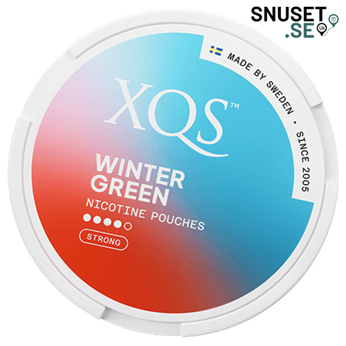 XQS Wintergreen Vitt snus