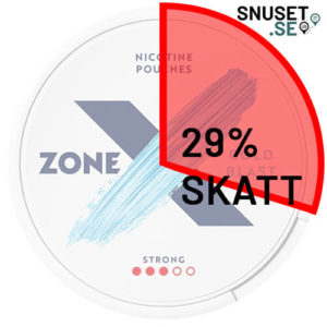 Zone X Cold Blast Stark 29 procent skatt.
