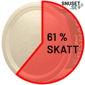 Snusskatt, Kronan Lös 61 procent skatt.