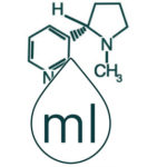 Nikotinstyrka milligram per milliliter ikon