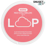 Loop Red Chili Melon Mini tidigare design och dosa