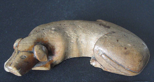 Snushund. Fotograf Snus- och Tändsticksmuseum