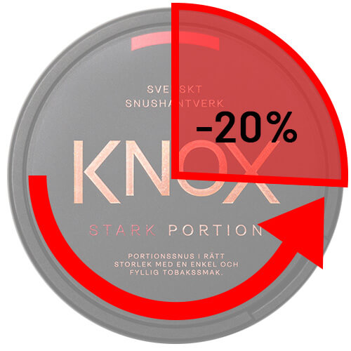 20% lägre skatt på snus