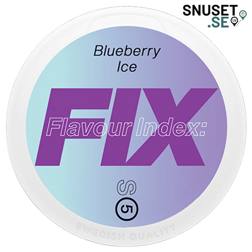 FIX Blueberry Ice #5 Stark Slim Tobaksfritt Snus