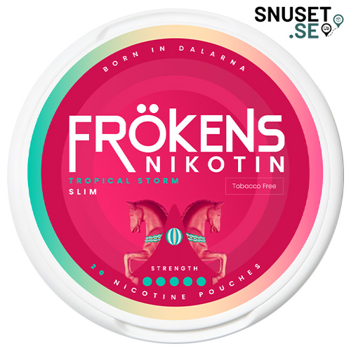 Frökens Nikotin Tropical Storm Vitt Snus