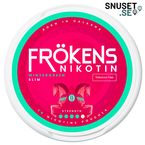 Frökens Nikotin Wintergreen Vitt Snus