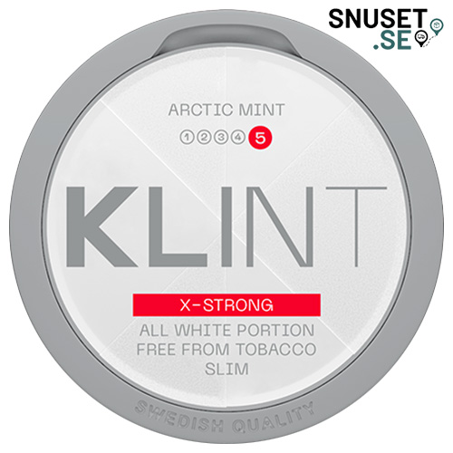 Klint Arctic Mint Stark Slim Tobaksfritt Snus