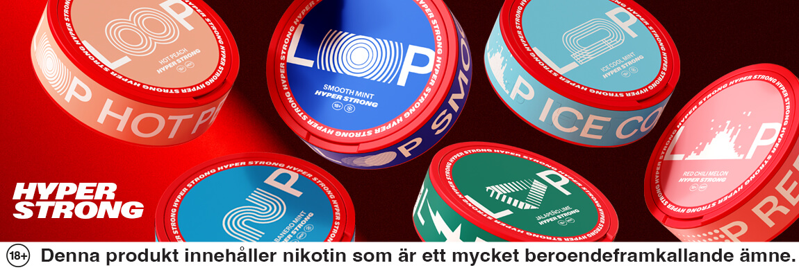 LOOP Hyper Strong vitt snus