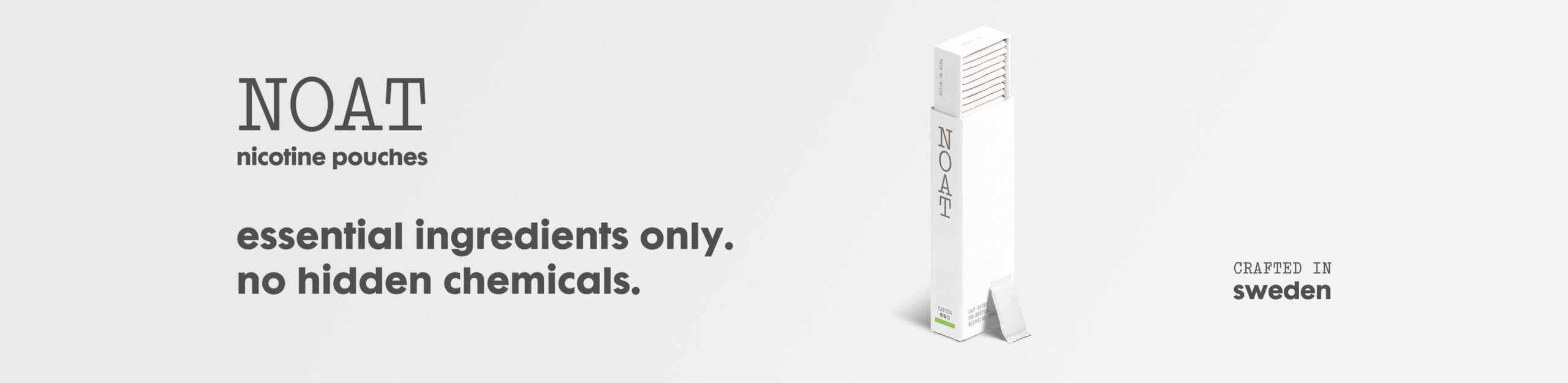 NYHET! NOAT Vitt Snus
