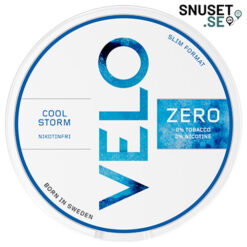 Velo Cool Storm Zero Slim Nikotinfritt Vitt Snus