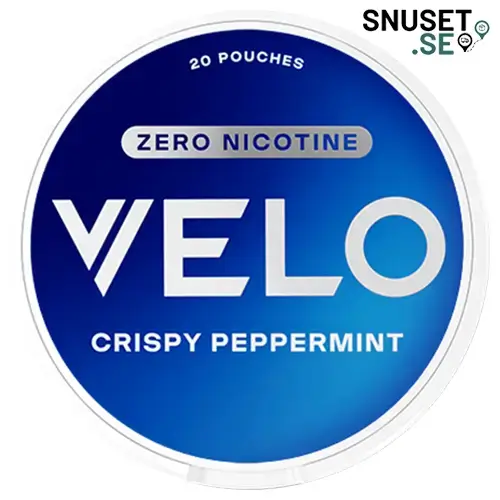 Velo Crispy Peppermint Zero Ny design december 2025
