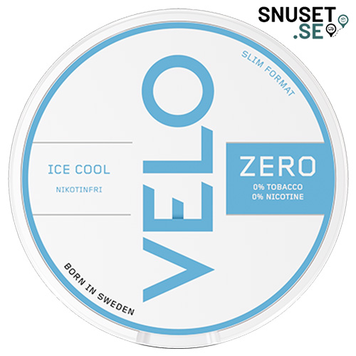 Velo Ice Cool Zero Slim Nikotinfritt Vitt Snus äldre namn och design