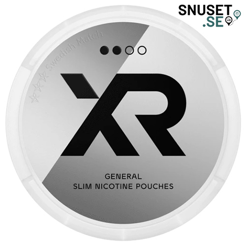 XR General Slim Vitt Snus