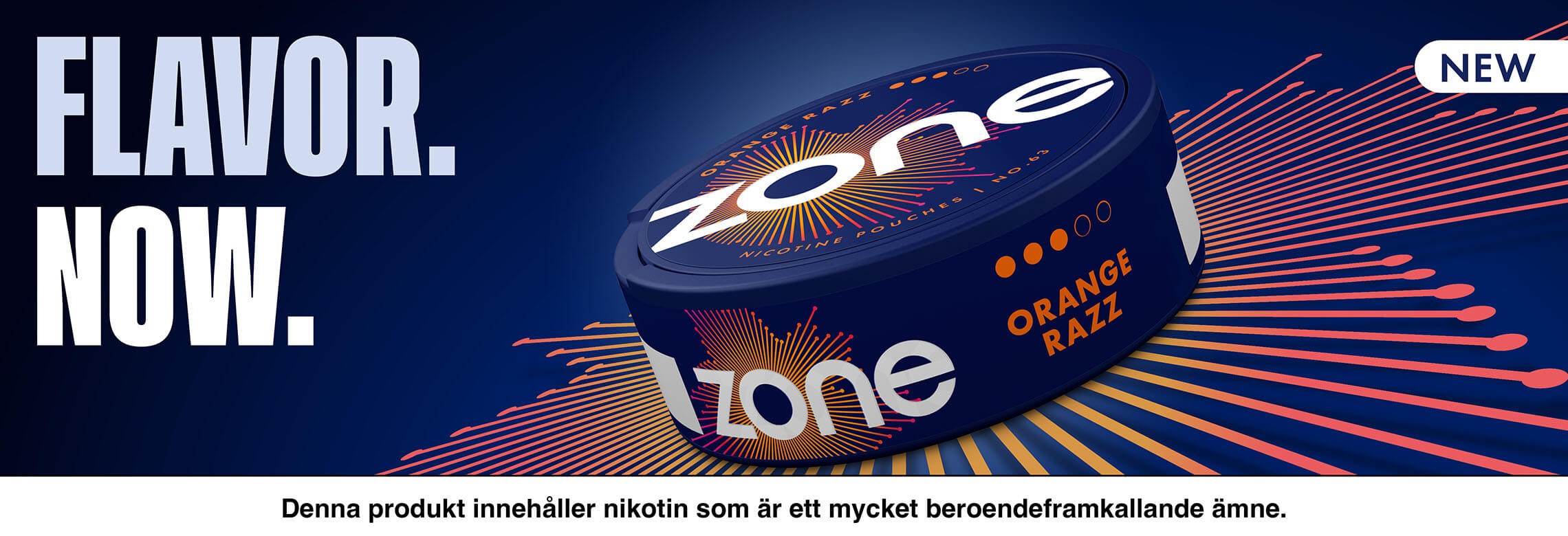 NYHET Zone No.63 Orange Razz