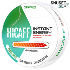 Hicaff Fresh Mint Slim Nikotinfritt Koffeinsnus