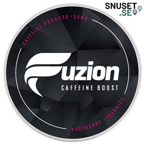 Fuzion Raspberry Liqourice Slim Koffeinsnus