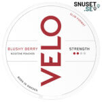 Velo Blushy Berry tidigare design och dosa