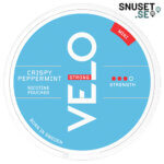 Velo Crispy Peppermint Mini Stark tidigare design och dosa