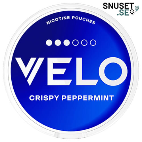 Velo Crispy Peppermint Mini ny design och dosa 2024