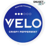 Velo Crispy Peppermint Slim ny design och dosa 2024