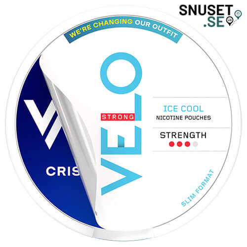 Velo Crispy Peppermint Stark tidigare design och dosa