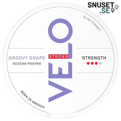 Velo Groovy Grape Strong Stark tidigare design och dosa