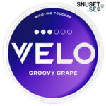 Velo Groovy Grape ny design och dosa 2024