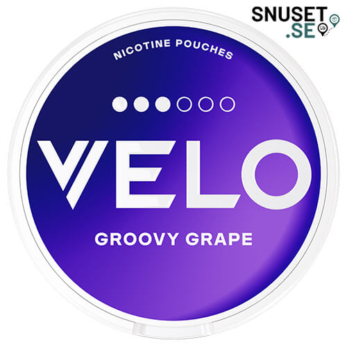Velo Groovy Grape ny design och dosa 2024