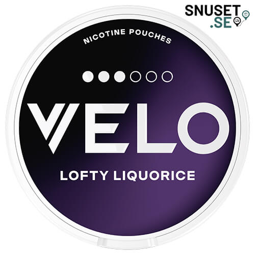 Velo Lofty Liquorice ny design och dosa 2024