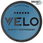 Velo Mighty Peppermint Max Extra Stark ny design och dosa 2024