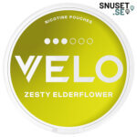 Velo Zesty Elderflower ny design och dosa 2024