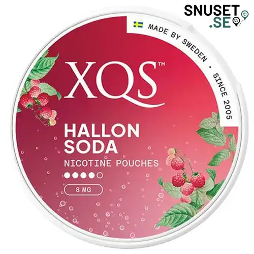 Xqs Hallonsoda 8 mg 4