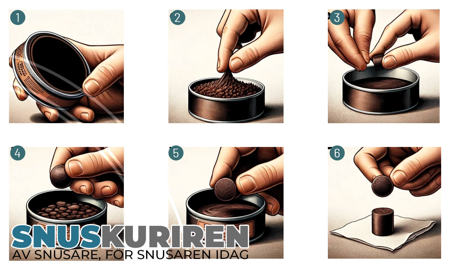 Så använder man lössnus – steg-för-steg-guide