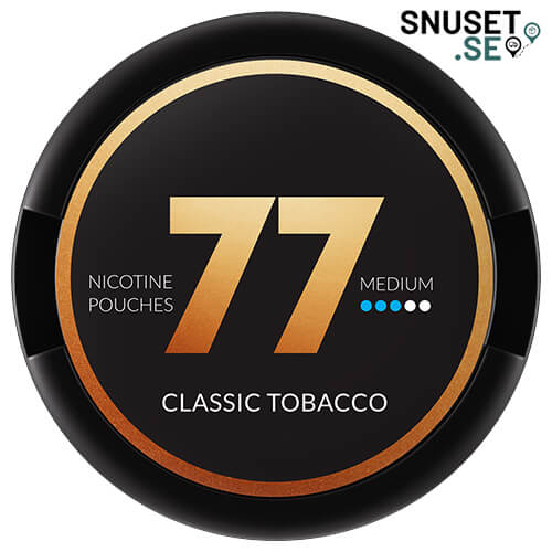 77 Classic Tobacco Starkt Vitt Snus