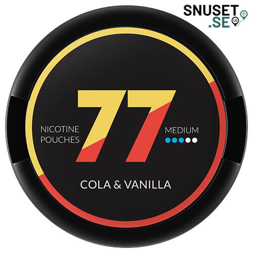 77 Cola & Vanilla Starkt Vitt Snus