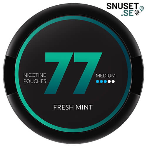 77 Fresh Mint Starkt Vitt Snus