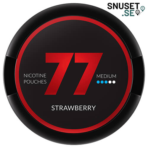 77 Strawberry Starkt Vitt Snus