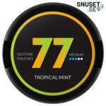 77 Tropical Mint Stark Vitt Snus