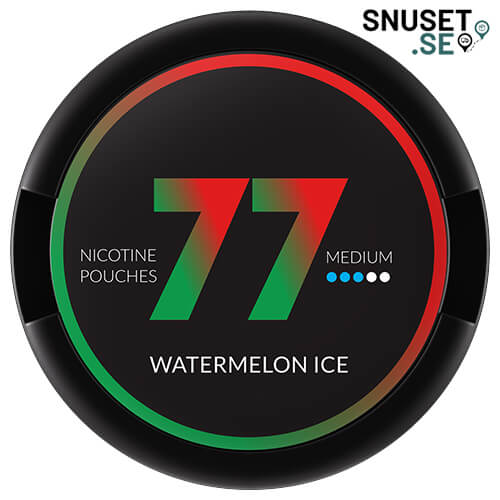 77 Watermelon Ice Starkt Vitt Snus